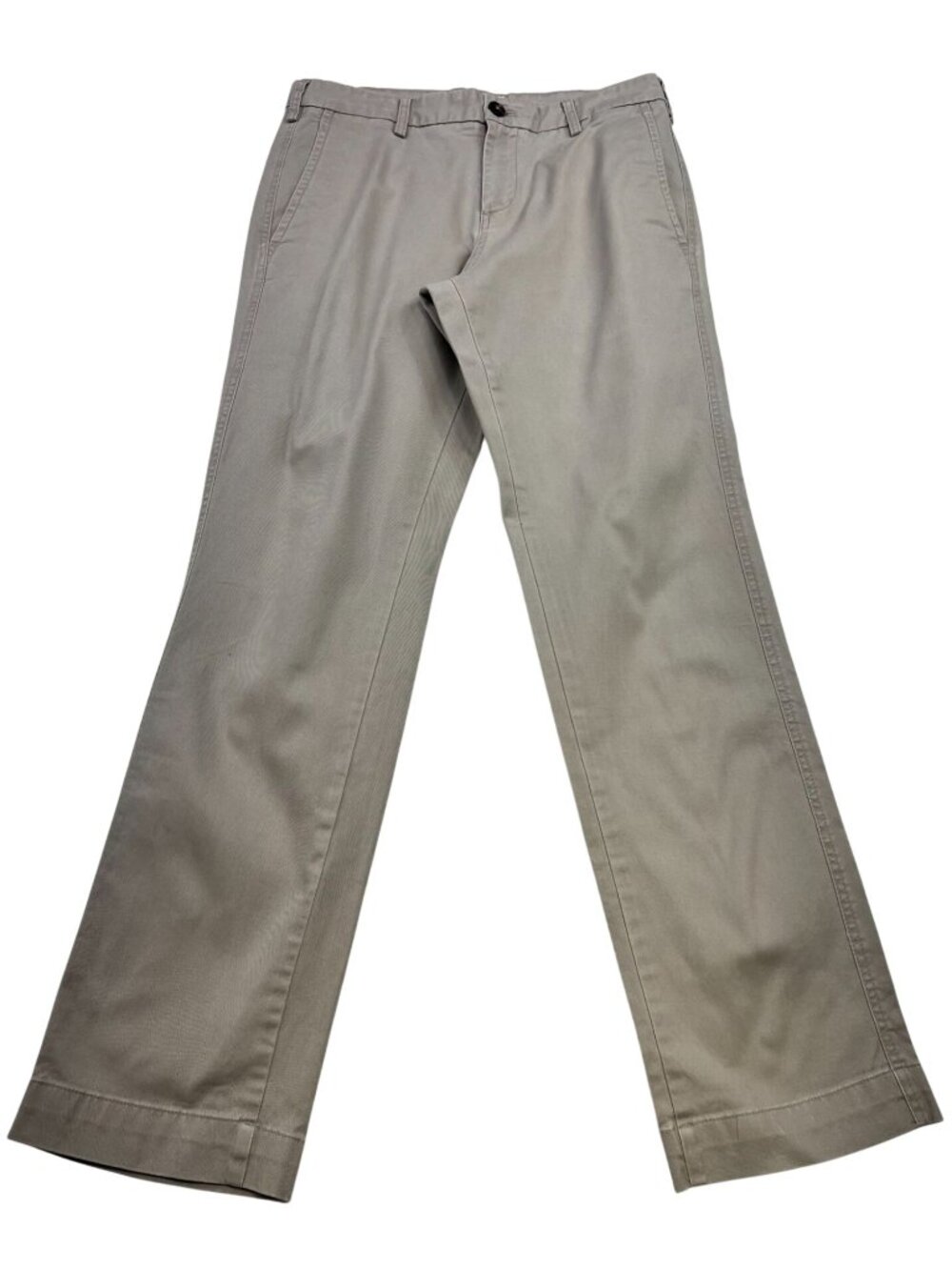 Joseph Abboud Men's Cotton Slim Fit Chino Pants Flat Front Size 32x32 Beige